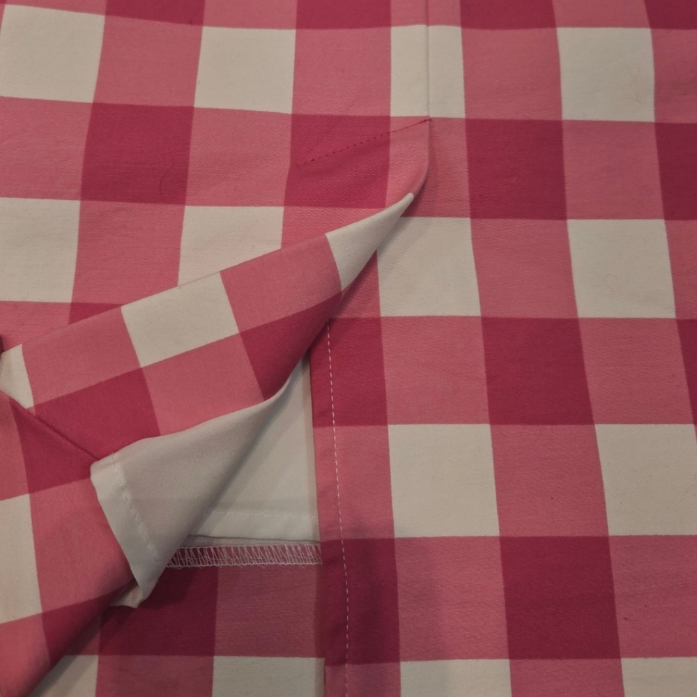 Boden Pink Gingham Richmond Pencil Skirt Cotton Size 6P NWT MSRP $250 - Picture 7 of 10